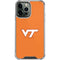 Virginia Tech Orange iPhone 13 Pro Max Clear Case